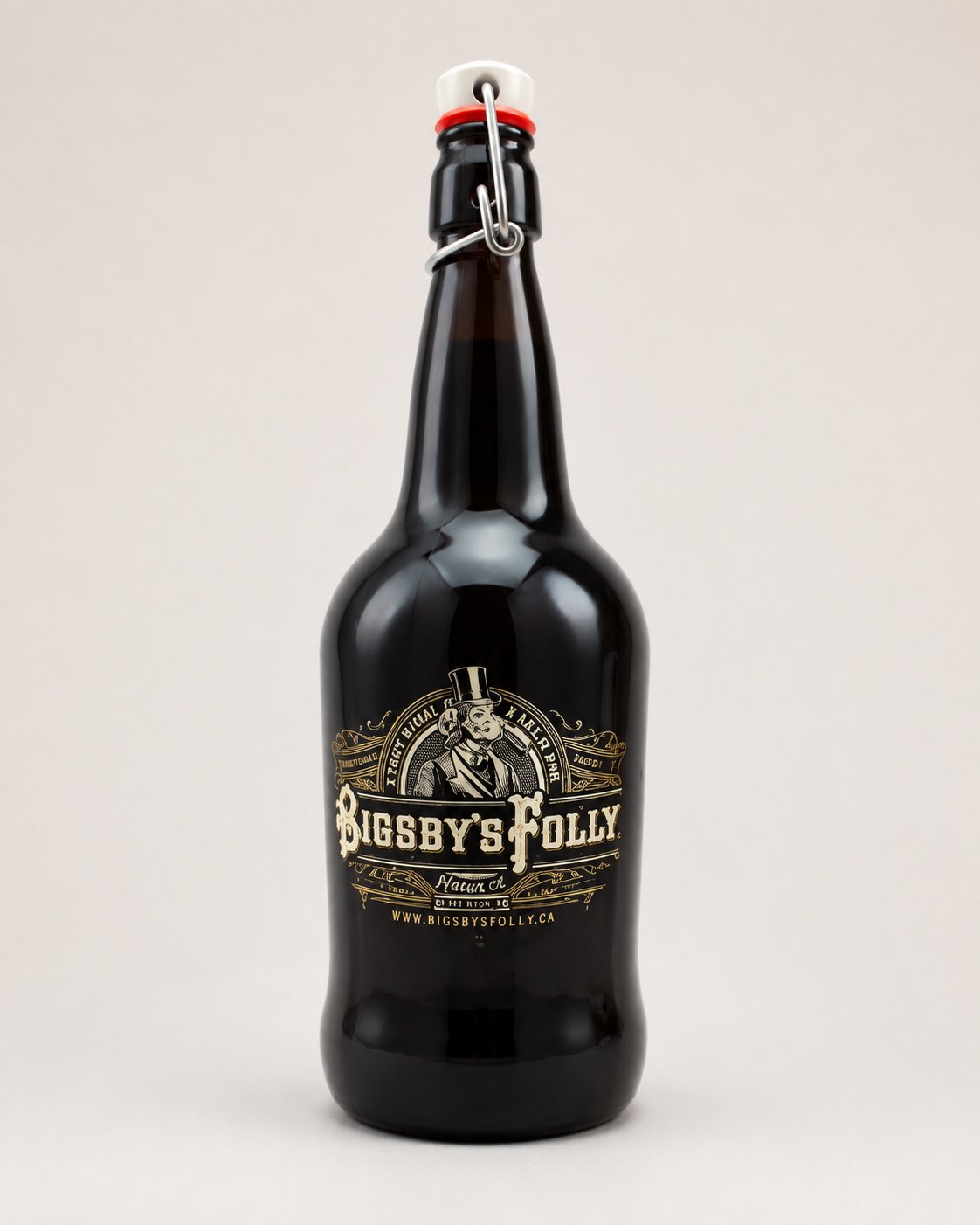 Bigsby's Folly swing-top wine growler