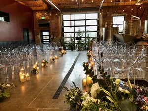 indoor wedding ceremony