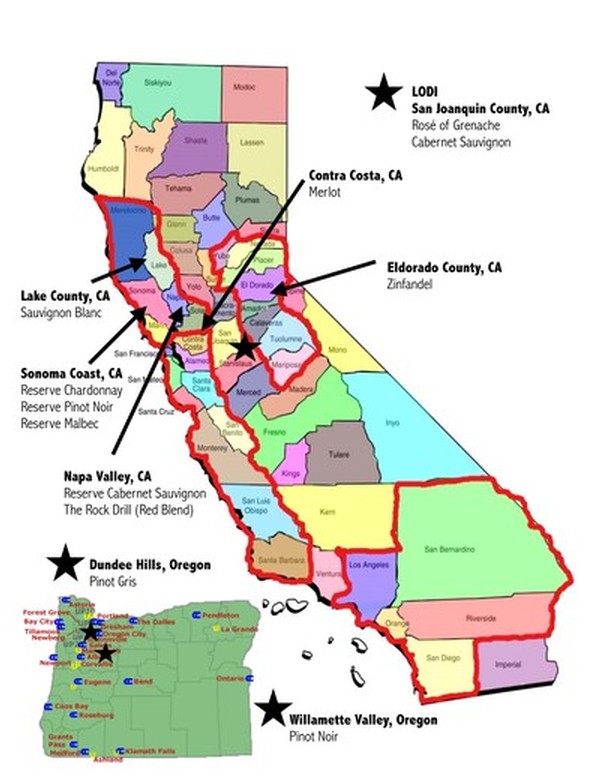 Map of California