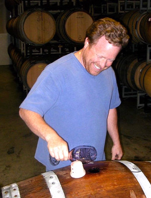 Brian Graham Making Wine